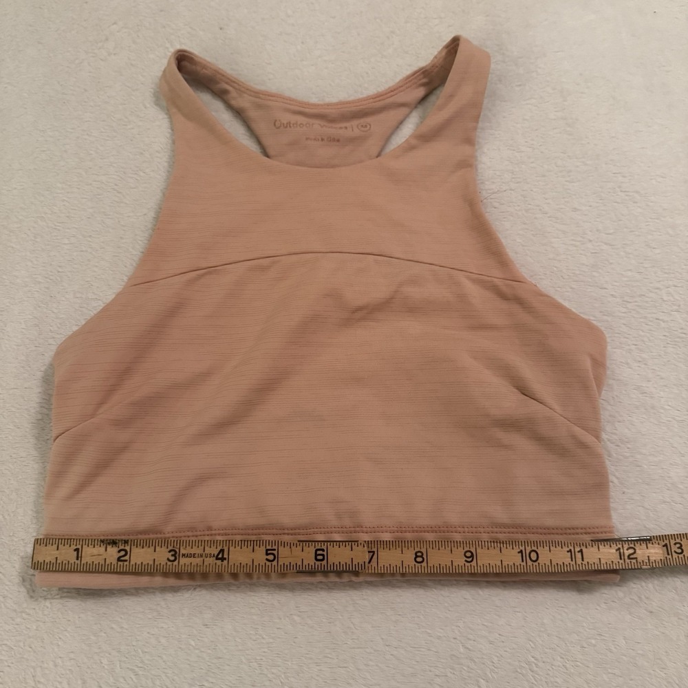 Outdoor Voices Techsweat Crop Top in Poppy Size XS Sports Bra Fitted Tank Gym - Picture 5 of 5